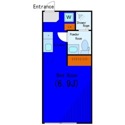 穴守稲荷駅 徒歩3分 2階の物件間取画像